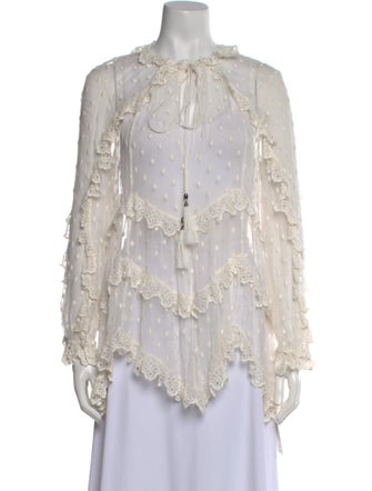 Zimmermann Silk Printed Blouse