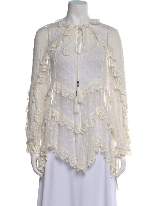 Zimmermann Silk Printed Blouse