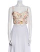 Zimmermann Linen Printed Crop Top