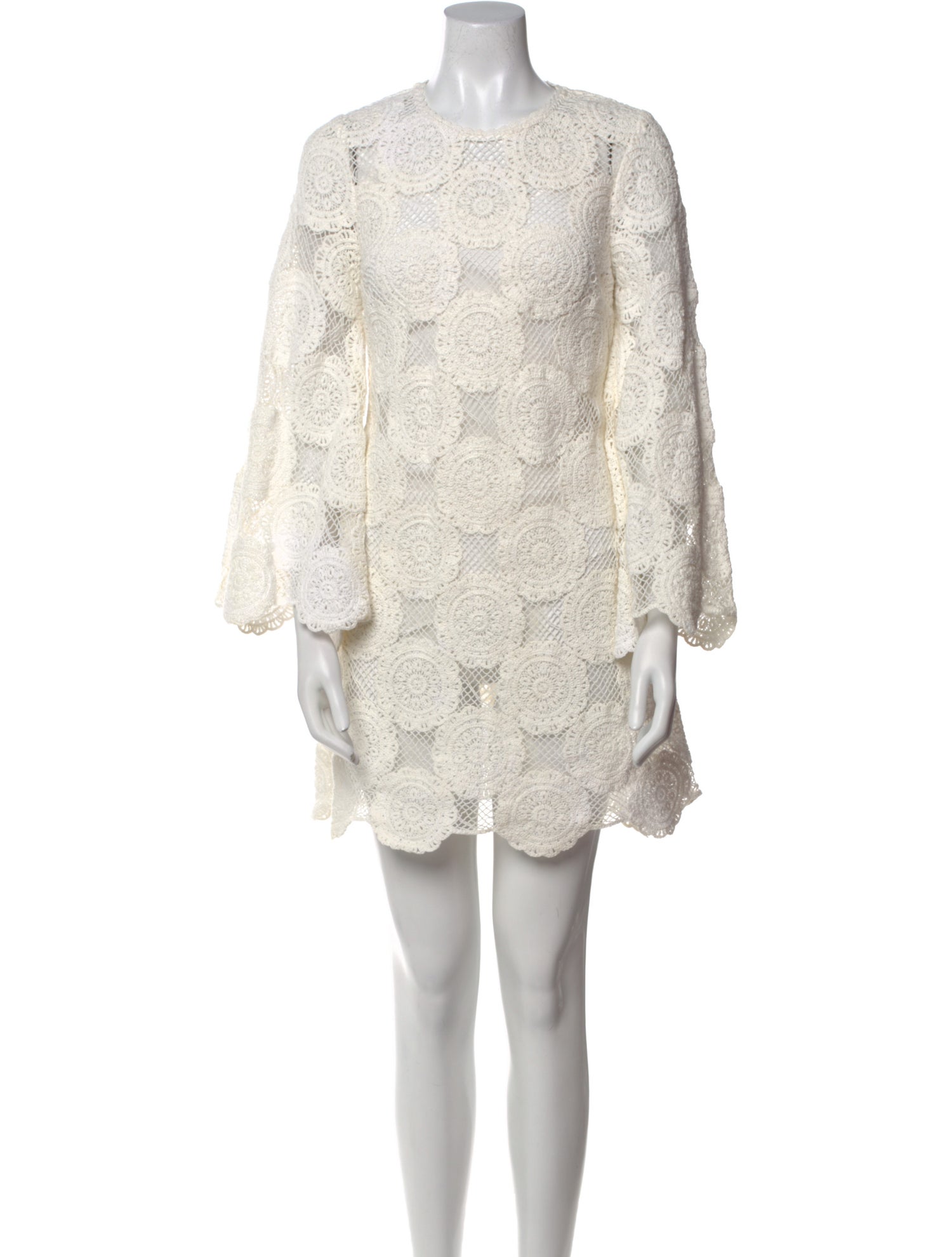 Zimmermann Lace Pattern Mini Dress