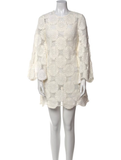 Zimmermann Lace Pattern Mini Dress