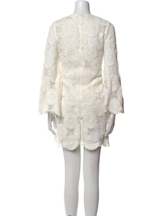 Zimmermann Lace Pattern Mini Dress