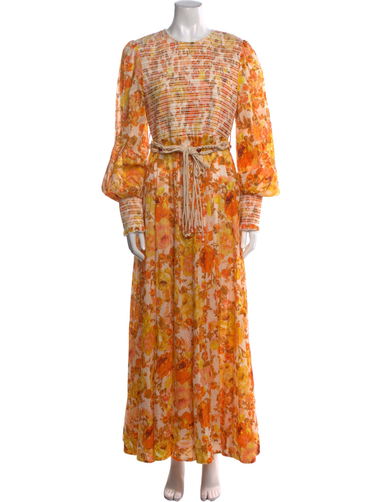 Zimmermann Floral Print Long Dress w/ Tags