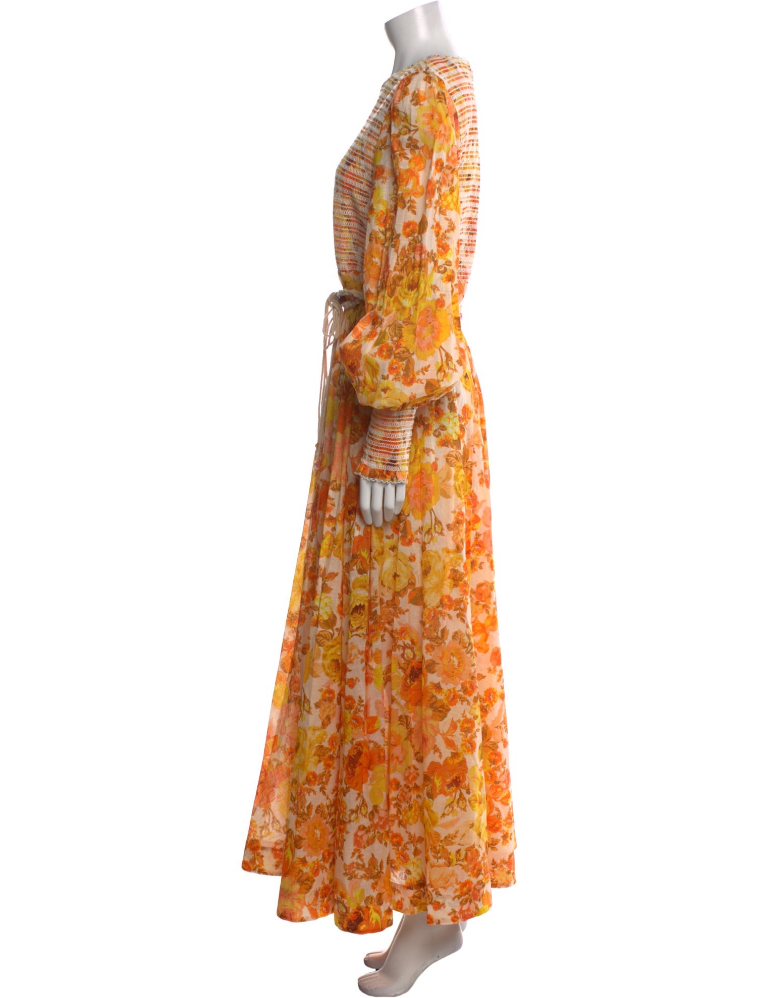 Zimmermann Floral Print Long Dress w/ Tags