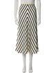 Zimmermann Striped Midi Length Skirt