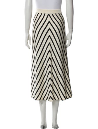 Zimmermann Striped Midi Length Skirt