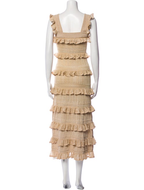 Zimmermann Square Neckline Midi Length Dress