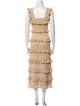 Zimmermann Square Neckline Midi Length Dress