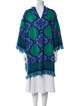 Zimmermann Printed Fringe Trim Accent Robe