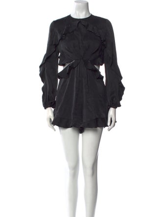 Zimmermann Silk Crew Neck Romper