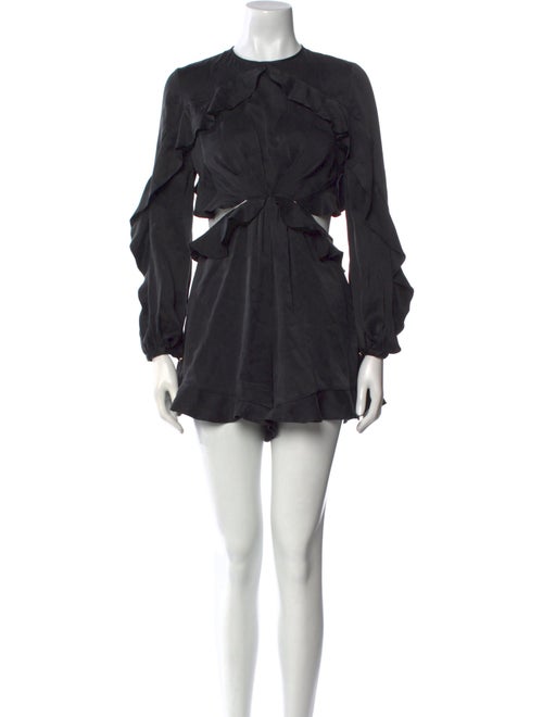 Zimmermann Silk Crew Neck Romper