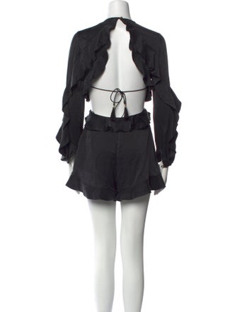 Zimmermann Silk Crew Neck Romper