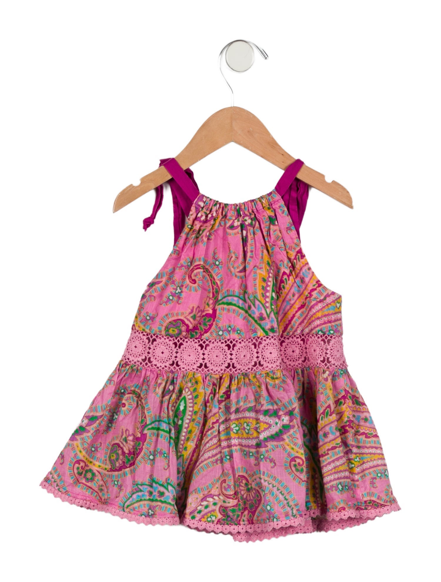 Zimmermann Girls Paisley Crochet Dress