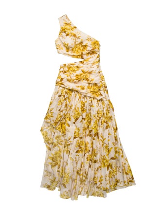 Zimmermann Floral Print Midi Length Dress