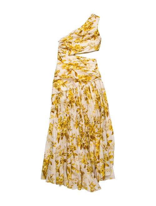 Zimmermann Floral Print Midi Length Dress
