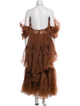 Zimmermann Silk Pleated Accents Skirt Set