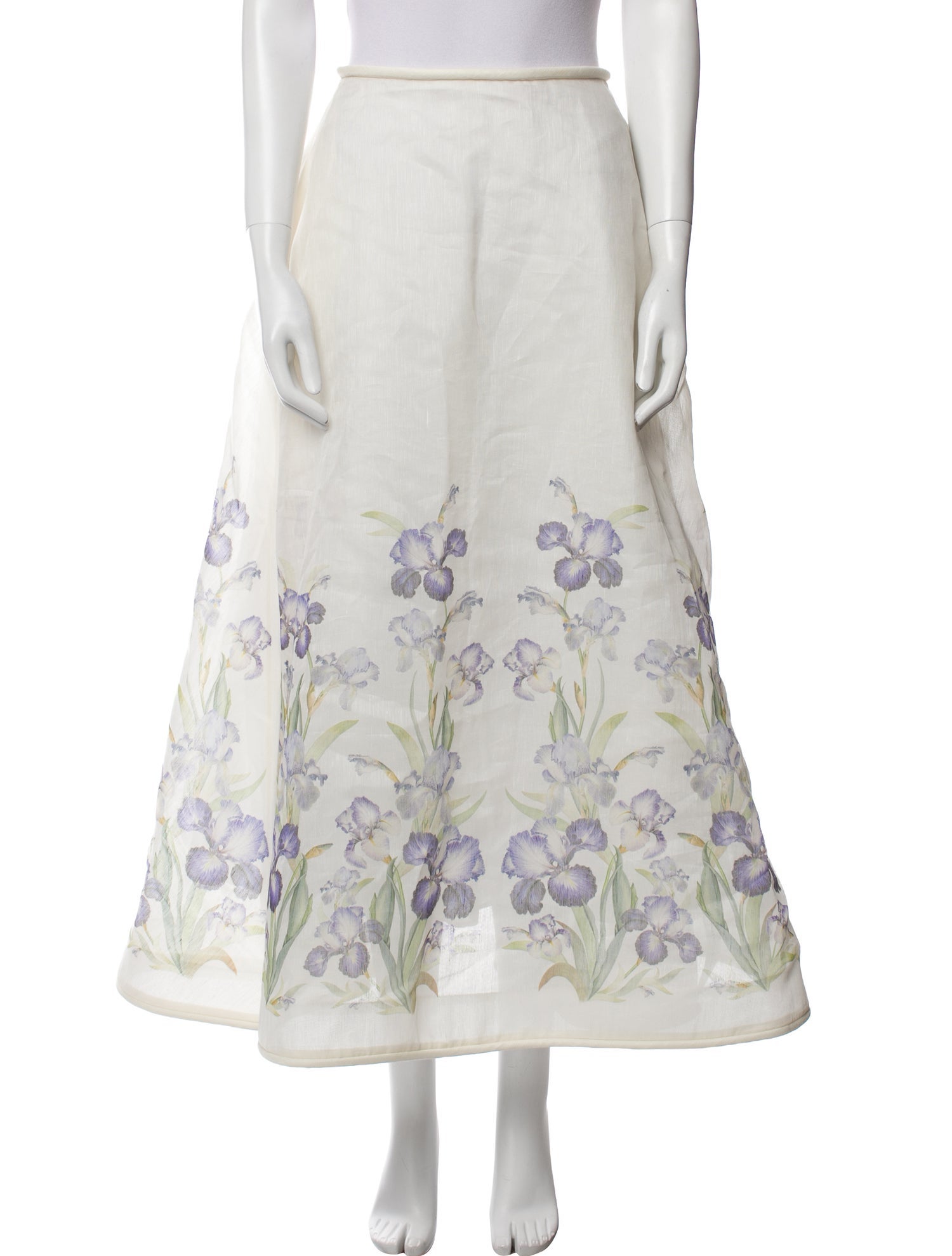 Zimmermann Linen Midi Length Skirt w/ Tags