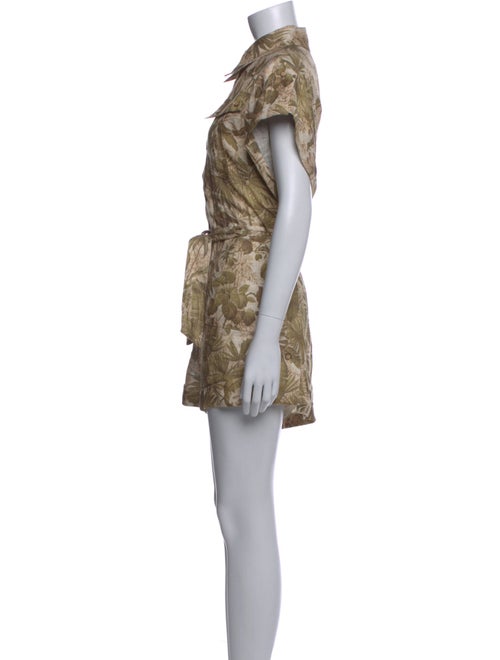 Zimmermann Linen Paisley Print Romper