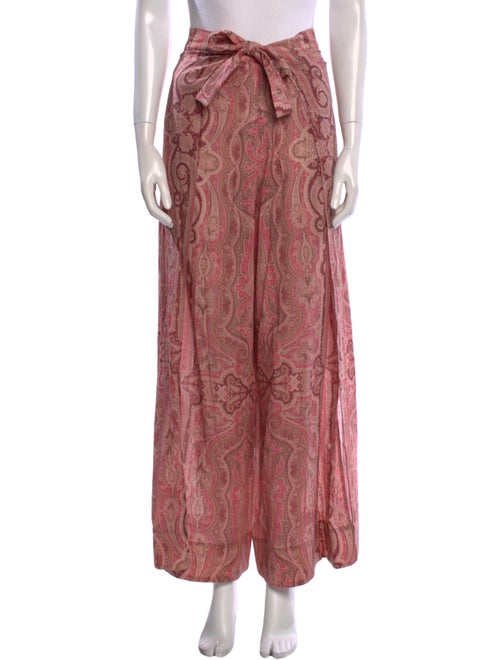 Zimmermann Paisley Print Wide Leg Pants
