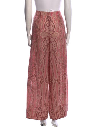 Zimmermann Paisley Print Wide Leg Pants