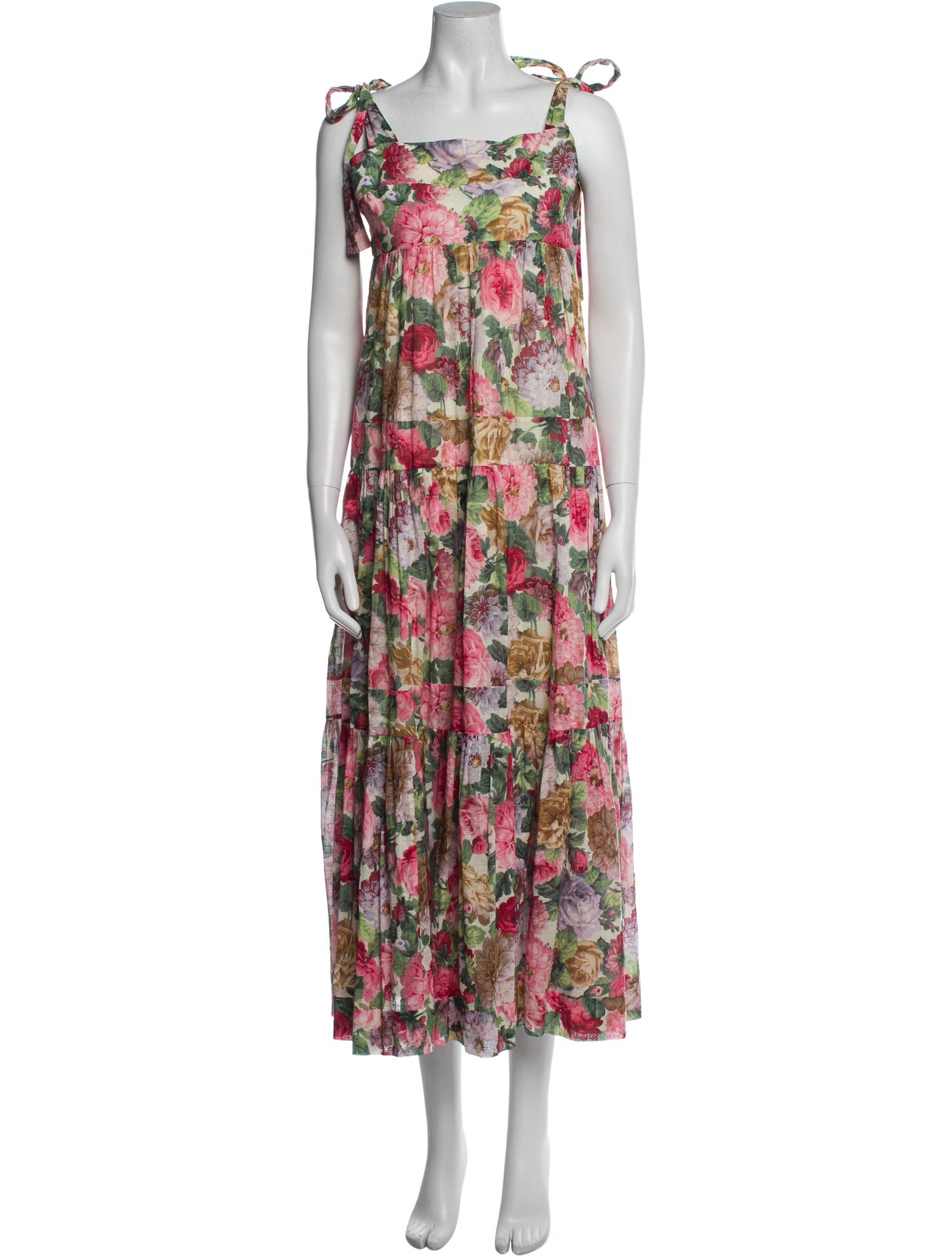 Zimmermann Floral Print Long Dress