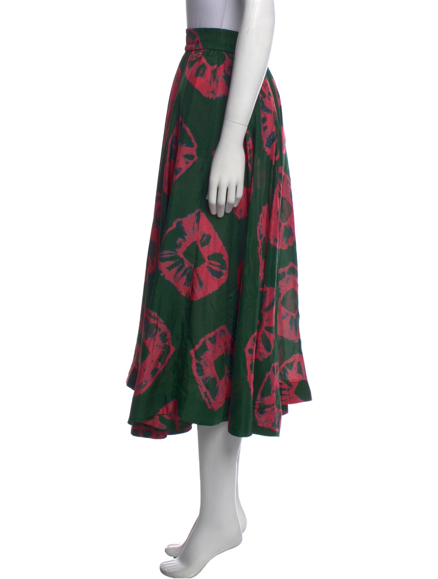 Zimmermann Tie-Dye Print Midi Length Skirt