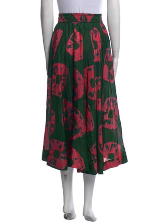 Zimmermann Tie-Dye Print Midi Length Skirt