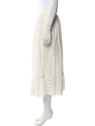 Zimmermann Melody Ladder Midi Length Skirt
