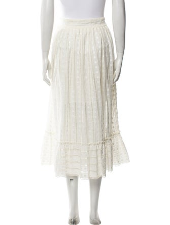 Zimmermann Melody Ladder Midi Length Skirt