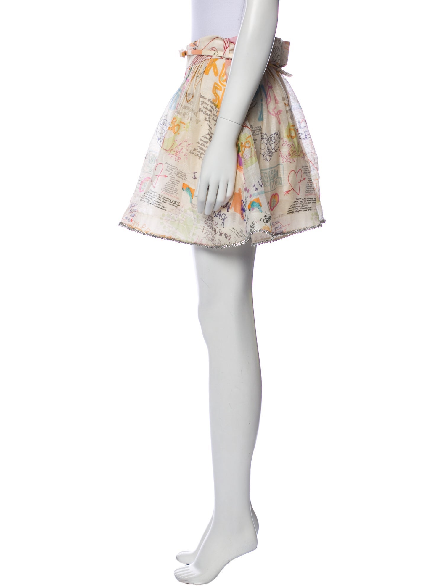 Zimmermann Linen Mini Skirt w/ Tags