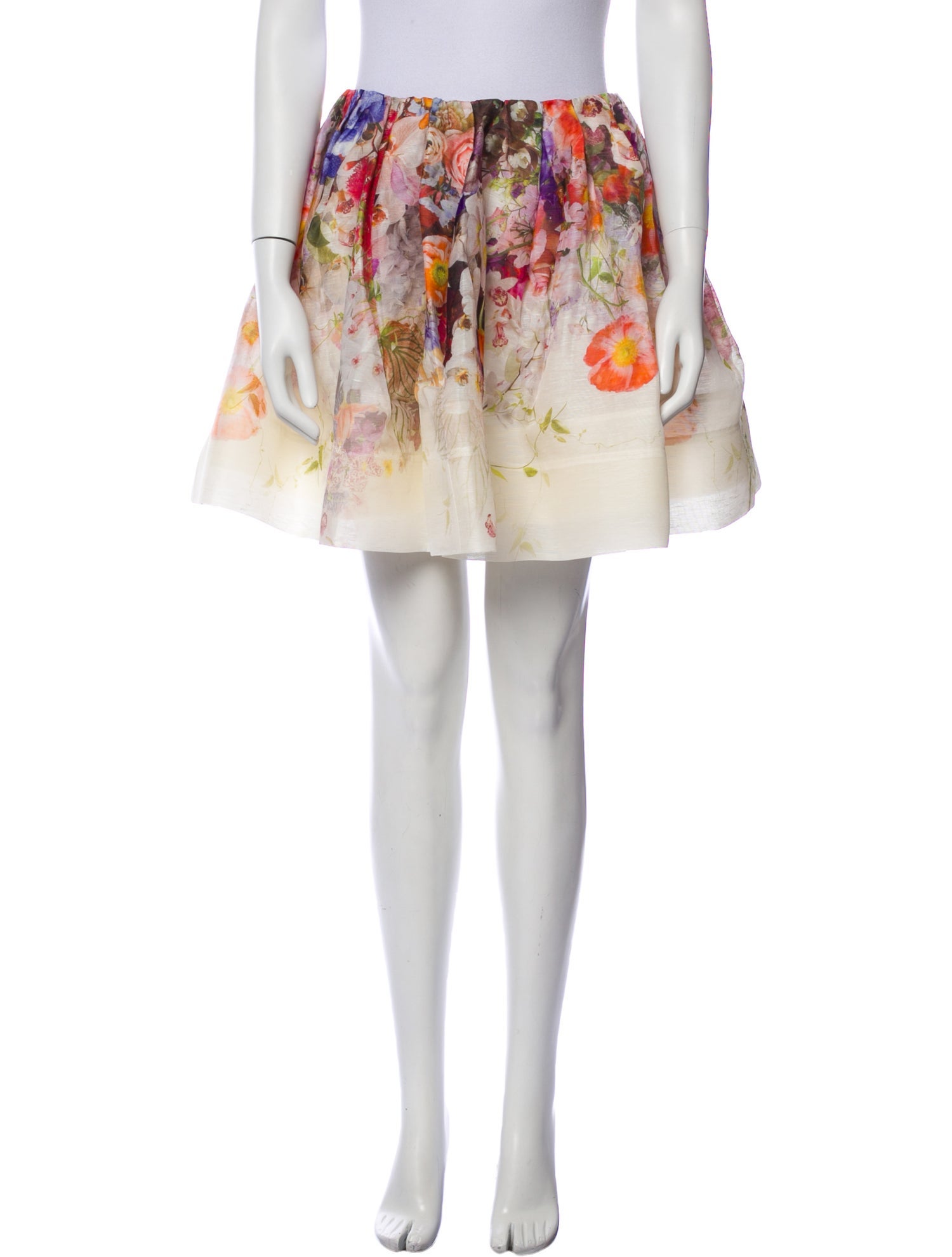 Zimmermann Linen Mini Skirt