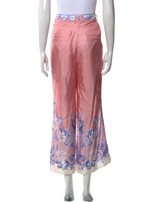 Zimmermann Floral Print Wide Leg Pants