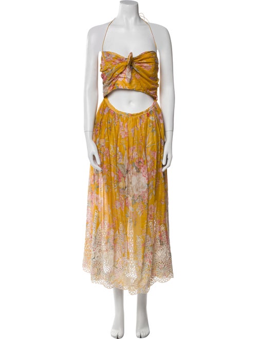 Zimmermann Printed Midi Length Dress