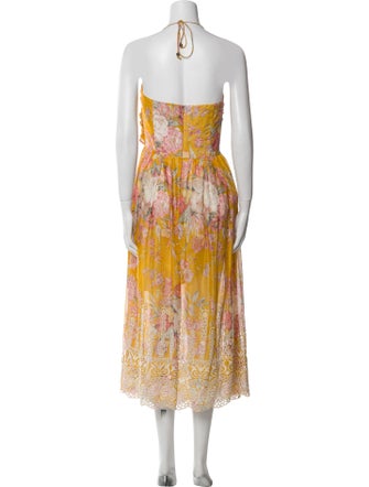 Zimmermann Printed Midi Length Dress