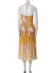 Zimmermann Printed Midi Length Dress