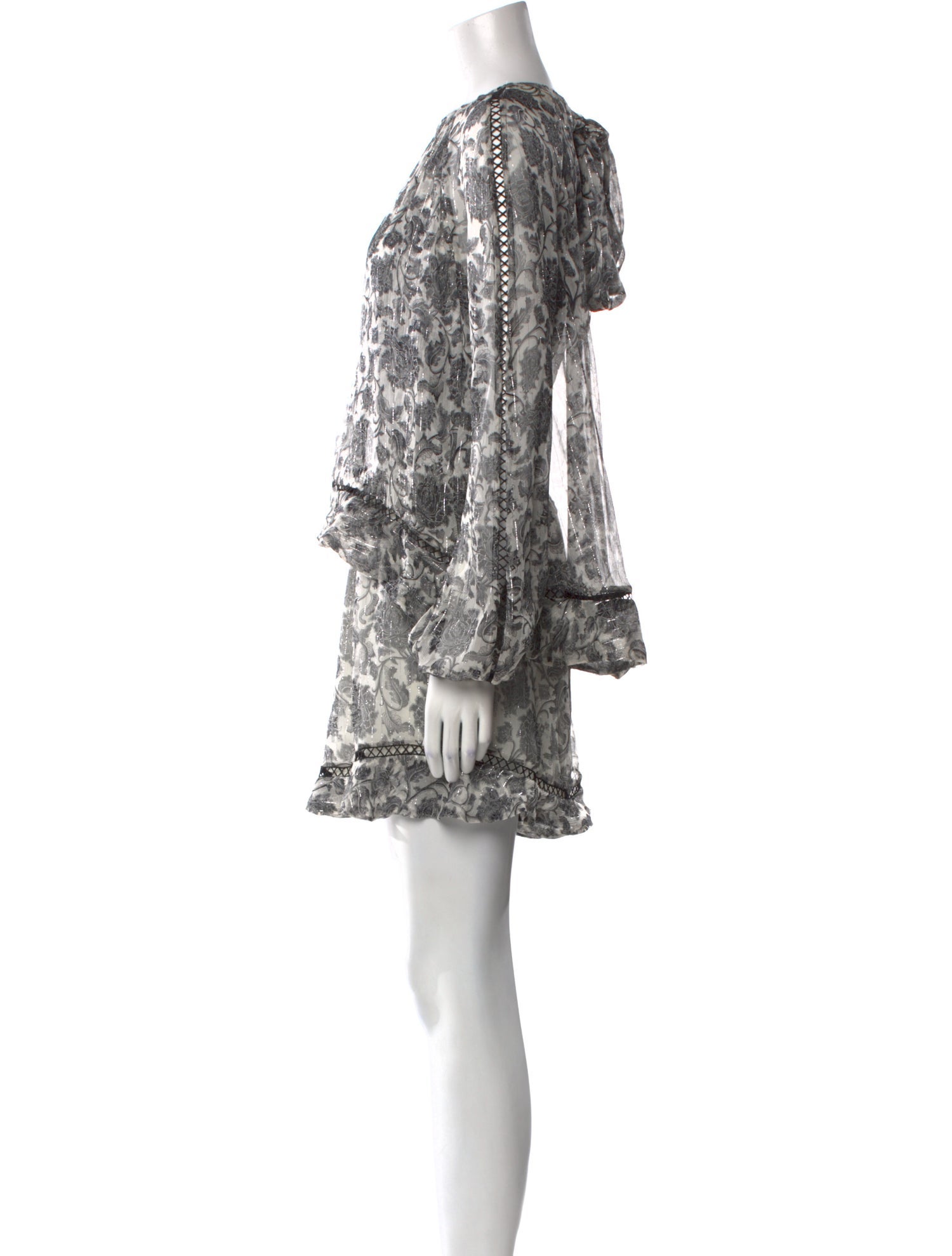 Zimmermann Silk Floral Print Romper