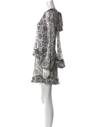 Zimmermann Silk Floral Print Romper