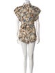 Zimmermann Linen Floral Print Romper