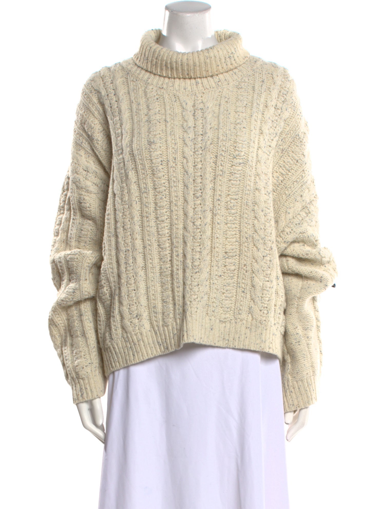 Zimmermann Linen Turtleneck Sweatshirt