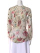 Zimmermann Silk Floral Print Blouse