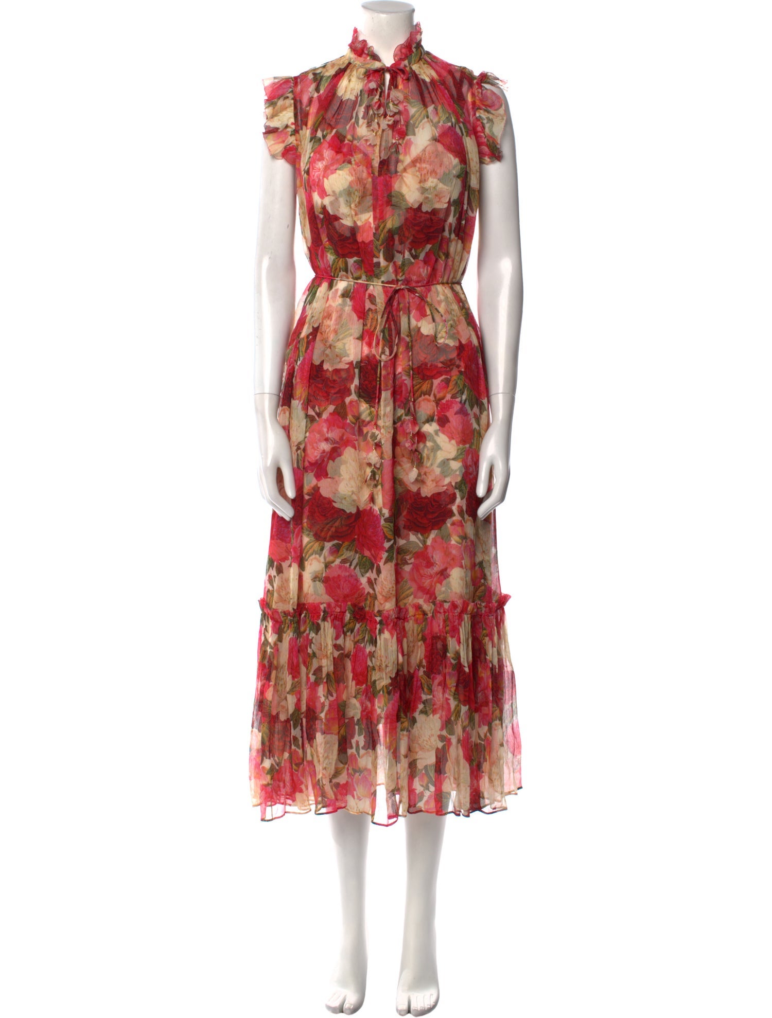 Zimmermann Floral Print Long Dress