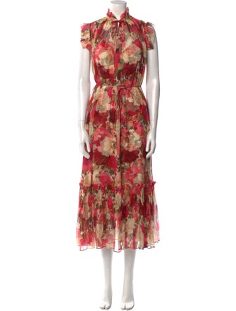 Zimmermann Floral Print Long Dress