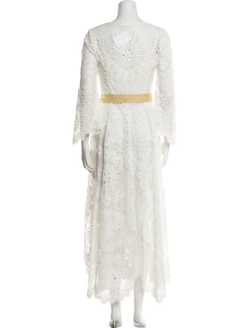 Zimmermann Lace Pattern Long Dress