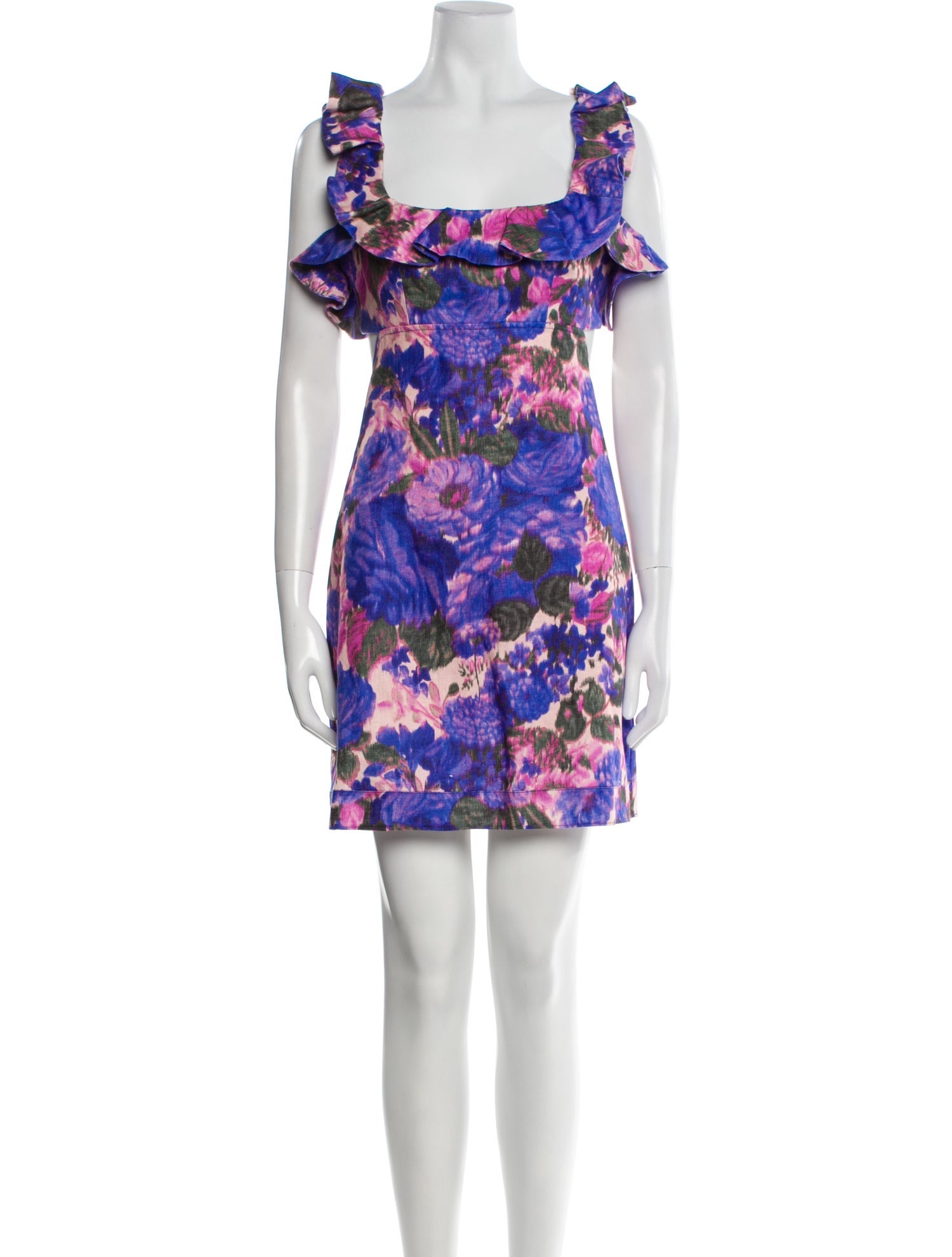 Zimmermann Linen Knee-Length Dress