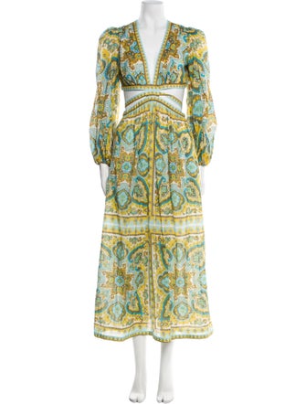 Zimmermann Floral Pattern Long Dress