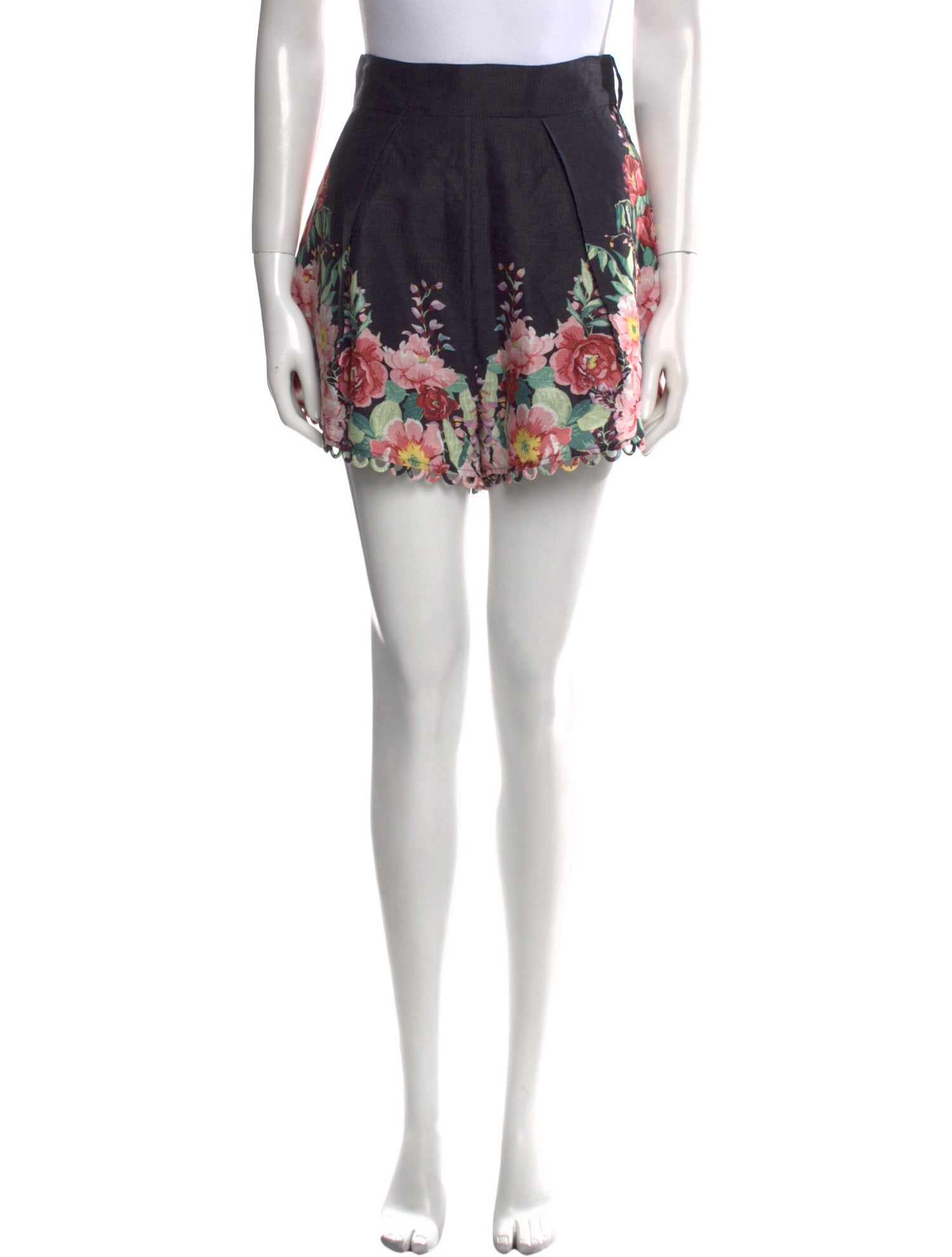 Zimmermann Linen Mini Shorts