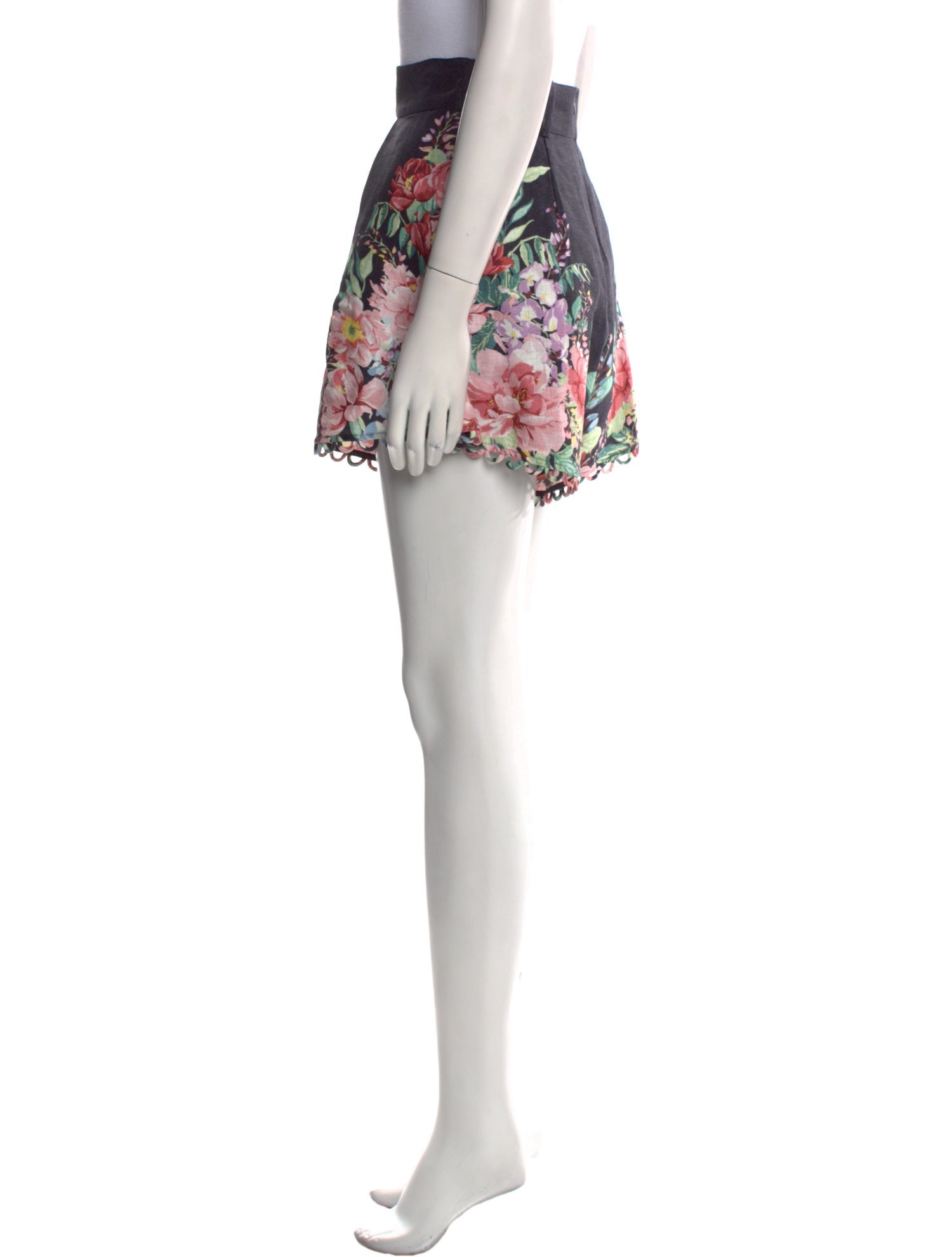 Zimmermann Linen Mini Shorts