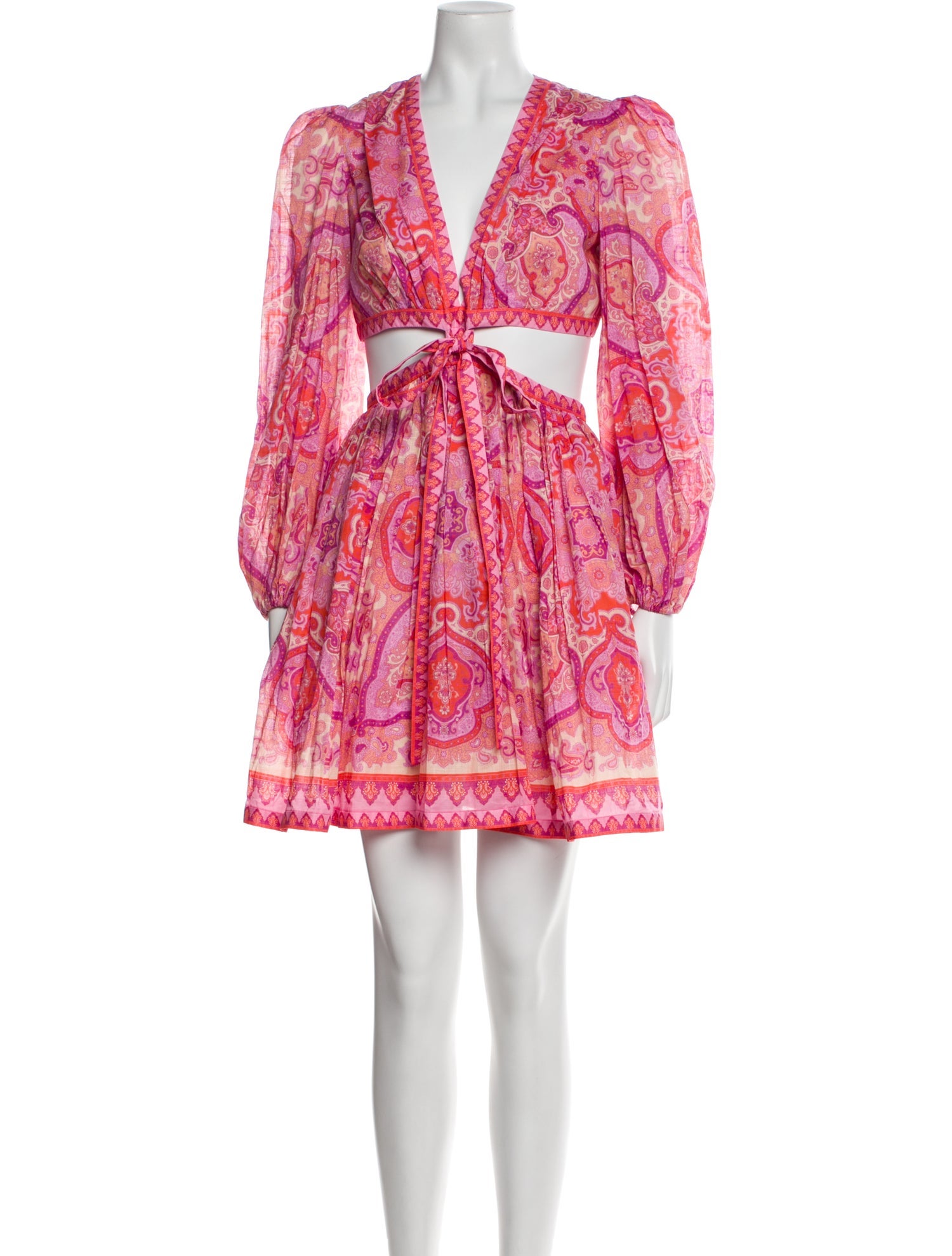 Zimmermann Paisley Print Knee-Length Dress w/ Tags
