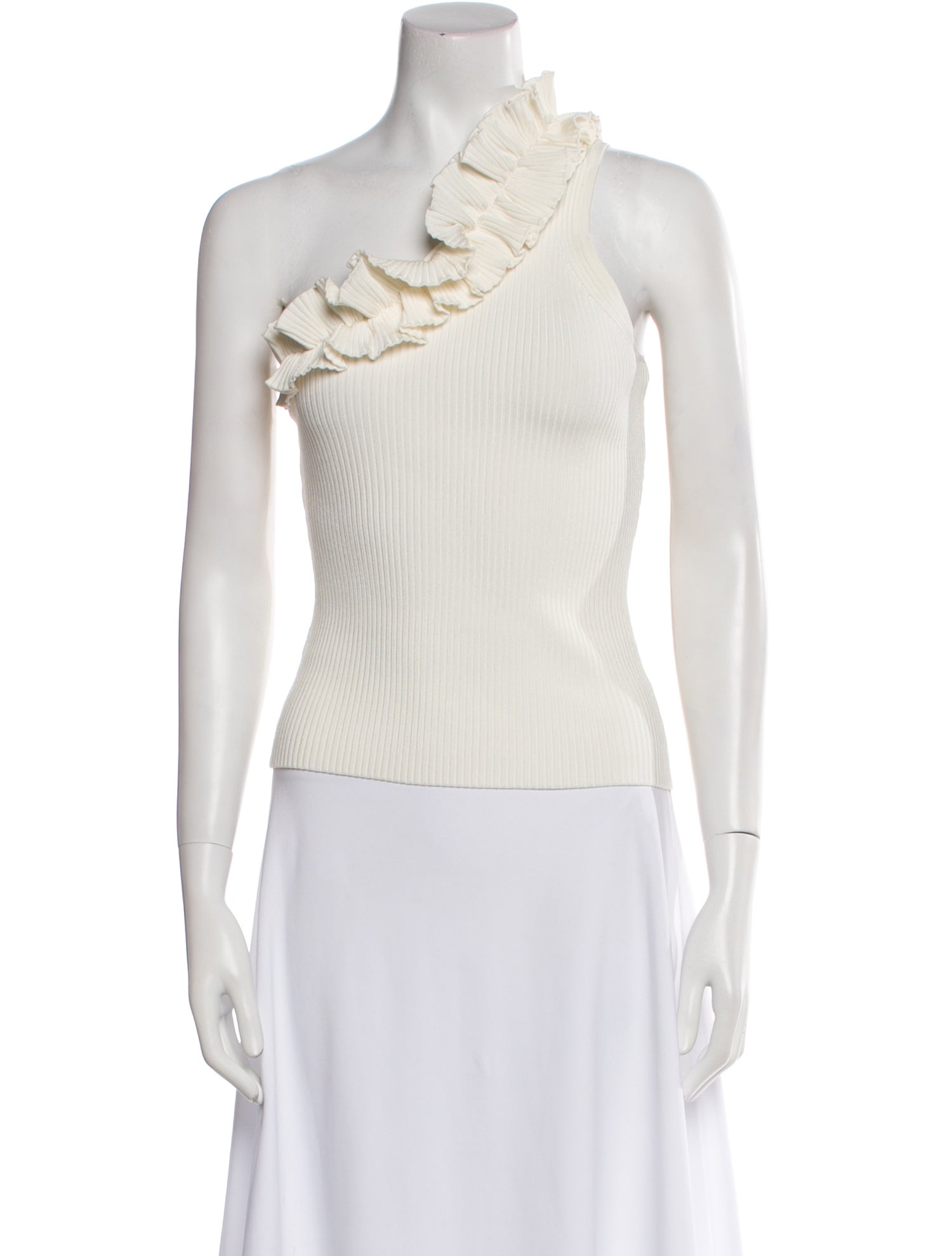 Zimmermann One-Shoulder Sleeveless Top