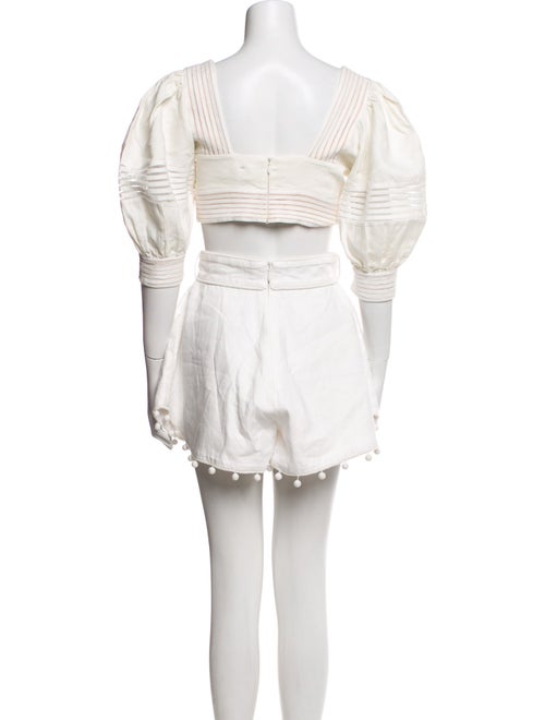 Zimmermann Linen Striped Short Set
